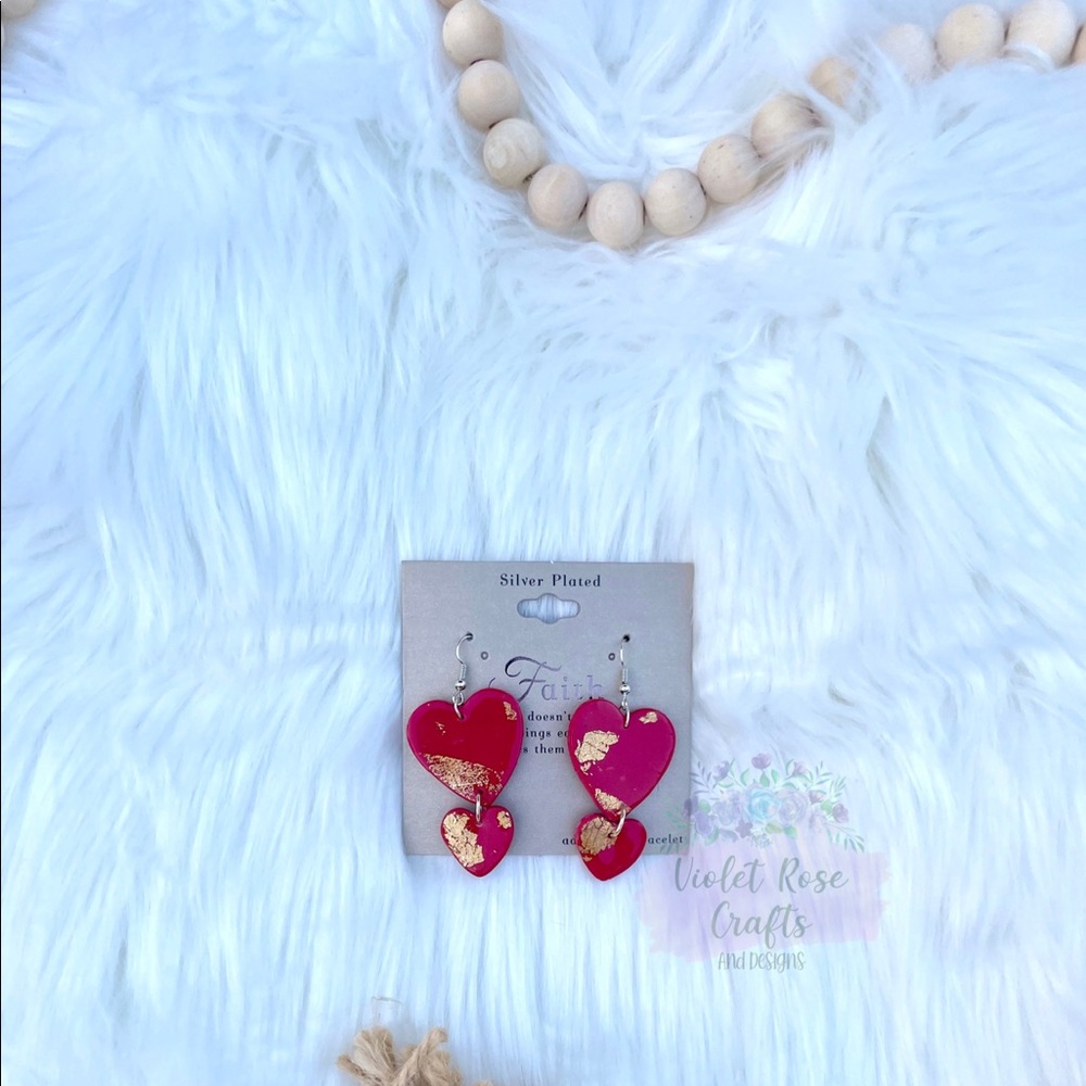 Polymer clay earrings
